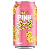 Pink Ting Ting Carbonated Grapefruit Juice Drink 330ml