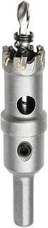 Meccion TCT Carbide Hole Saw Drill Bit 19mm 3/4" Heavy Duty Industrial Grade Hole Cutter for Stainless Steel, Metal, Alloy, Cast Iron, Copper