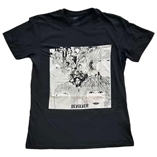 The Beatles Revolver Album Cover T Shirt - Les Beatles, Paul McCartney, John Lennon, RIngo Starr, George Harrison