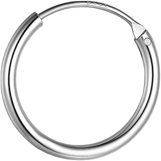 highspark 92.5 Sterling Silver Nose Ring for Women | Simple & Elegant Septum Ring/Nose Pin/Silver Nath/Piercing Hoop for Women & Girls | Lovely Gift-picture-35