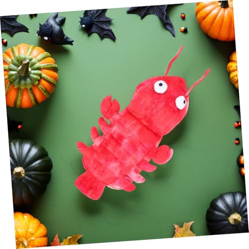 Disfraz de langosta rojo para perro talla S lavable miniatura 6
