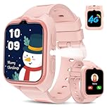 IOWODO Reloj Inteligente Niño 4G, Smartwatch Niños con GPS y Llamadas, Videollamadas, SOS, Linterna LED, Modo Clase, Juegos, Cámara, IP68 Impermeable, Regalo y Juguete para Niños de 4-13 Años
