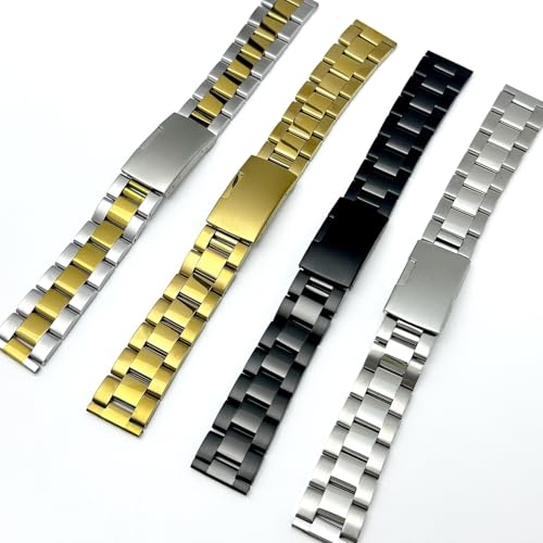 Bracelet montre acier inoxydable boucle pliante pour le bureau