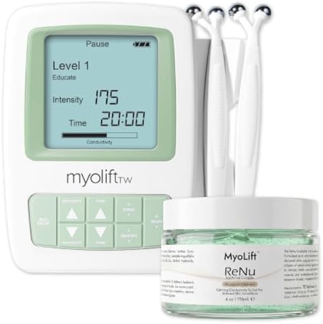 7E Wellness MyoLift TriWave Microcurrent Facial Device Kit