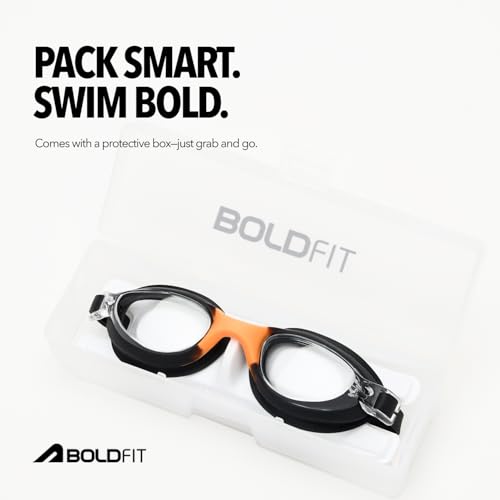 Image of Boldfit Swimming Cap Goggles with Ear & Nose Plug Set