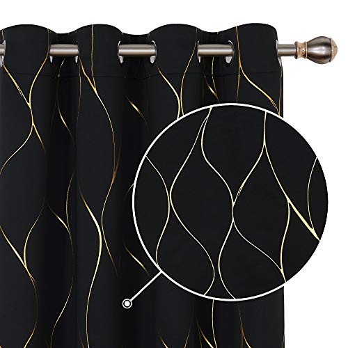 Deconovo Lot de 2 Rideaux Occultants Thermique Anti Froid Isolant...