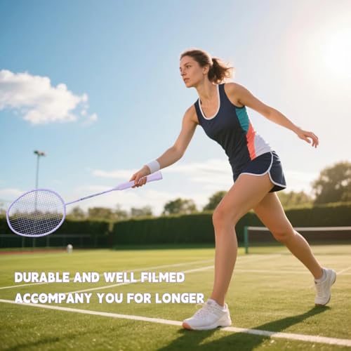 Image of Badminton Racket,Badminton Rackets,Both Offensive and Defensive,Lightweight 75g All Carbon Fiber One-Piece Molded Professional Durable Single Racket,Including 1 Ball Bag