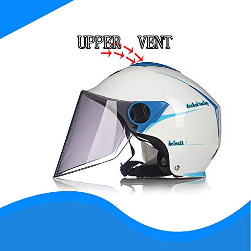 Demi-casque DOT coupe-vent pour éliminer la buée et la transpiration