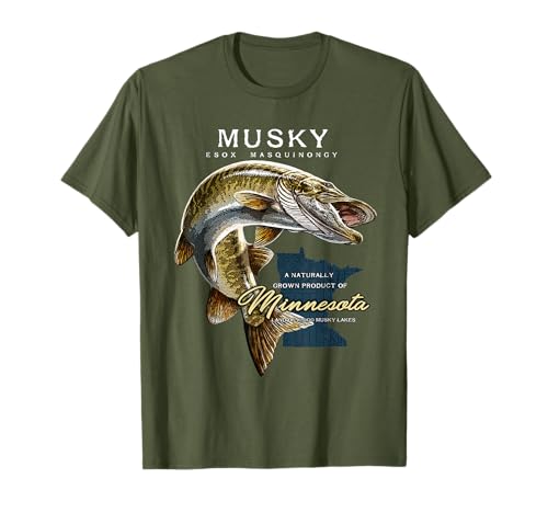 Musky Fishing Minnesota T-Shirt