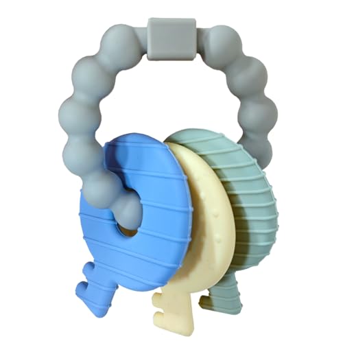 Baby Teether Keys,Teething Keys Toys for 3 to 18 Months