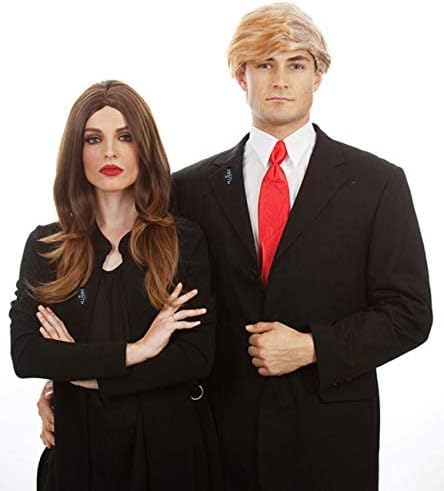 ALLAURA Mens Wig Halloween Costume Wig Cosplay Party Wig, Blonde Donald Wig Only, One Size (Pack of 1)