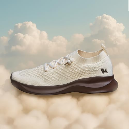 Image of Neeman's Knit Gliders Men Sneakers | Stylish Casual Shoes for Men with Airknit Breathable Upper | Anti-Skid EVA Sole Footwear | Lightweight Lace-Up Sneaker
