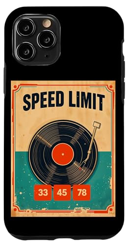 Tourne-disque vinyle rétro pour DJ 33 45 78 tr/min Coque pour iPhone 11 Pro
