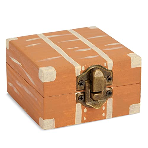 12 Pack Of Small Unfinished Wooden Boxes For Crafts Supplies, Paintable Wood Treasure Chests For Jewelry And Diy Projects (2.7X2.7X1.6 In) #TOP5