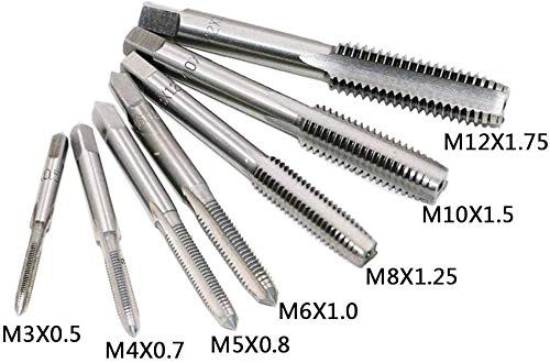8pcs M3-M12 Tap Wrench Drill Set Hand Tapping Tools Metric Screw Thread Tap Twist Drill Bit Wrench Set 2 8pcs M3-M12 Tap Wrench Drill Set Hand Tapping Tools Metric Screw Thread Tap Twist Drill Bit Wrench Set - Image 2