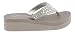 Skechers Cali Women's Vinyassa-Bindu Flip Flop, Taupe, 8 M US