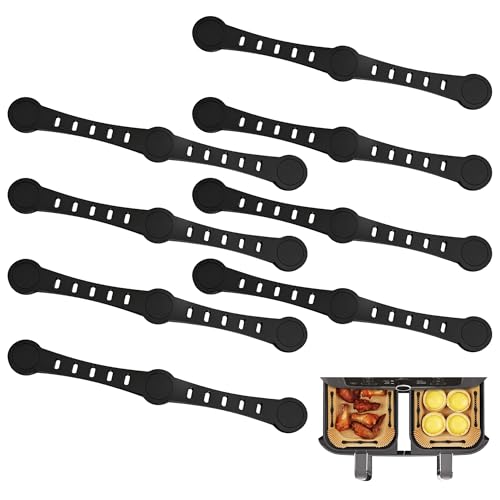 Magnete für Airfryer Backpapier, 8 Stück Silikon Airfryer Magnete für Backpapier, Magnete für Heißluftfritteuse Air Frye...