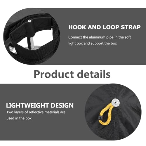 Funda compatible con flash y luz de video para sesiones de retrato 7