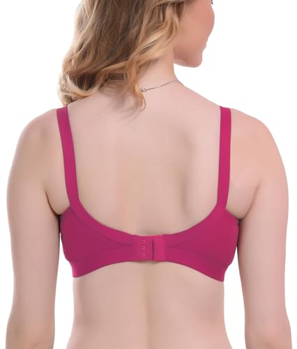 Image of Elina Women's 100% Cotton Regular Full Coverage T-Shirt Bra (Enora)