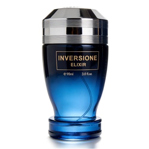 Image of AFLUXE Inversione Elixir Eau de Toilette for Men, Long Lasting Amber Woody Gourmand Cologne, Classic Mens Fragrance, 3.0 fl oz (90 ml)