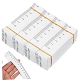 jojofuny 100 Stück Papier Maßband 1M - Beidseitiges Papier Messwerkzeug für Medizin & Schneiderei - Flexibles Maßband zur Wundvermessung & Körpermetrik
