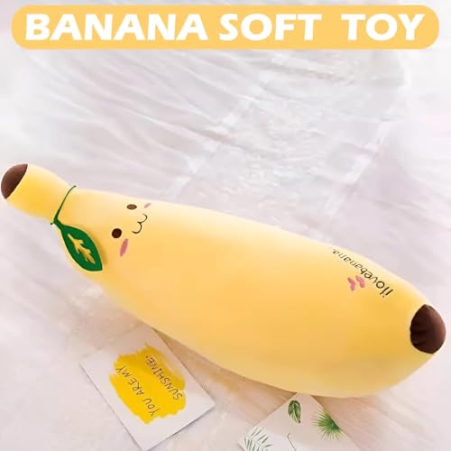 Image of 40cm Banana Soft Toy Plush Toy - Ultra Soft, Huggable & Cuddly Gift for Kids, Girls, Boys | Perfect for Birthday