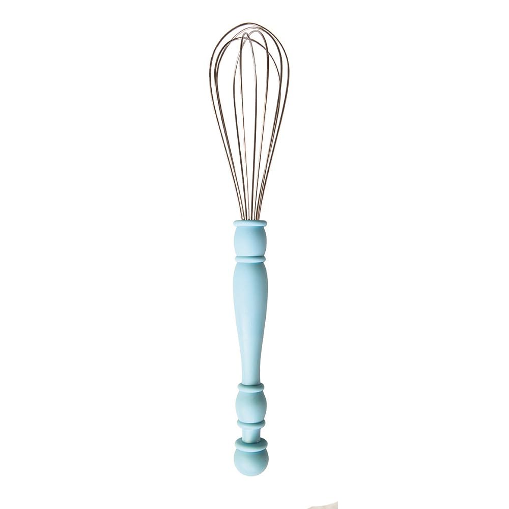Talisman Designs Kitchen Prep Balloon Whisk Vintage Inspired Collection, 12-Inches, blue