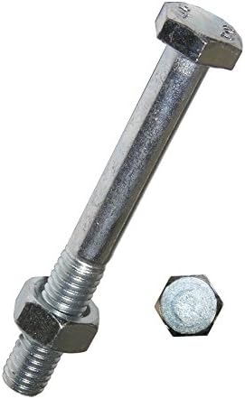 Dresselhaus Hexagonal Screws Mumit Shaft, M6 x 50 mm, Galvanised Pack of 100