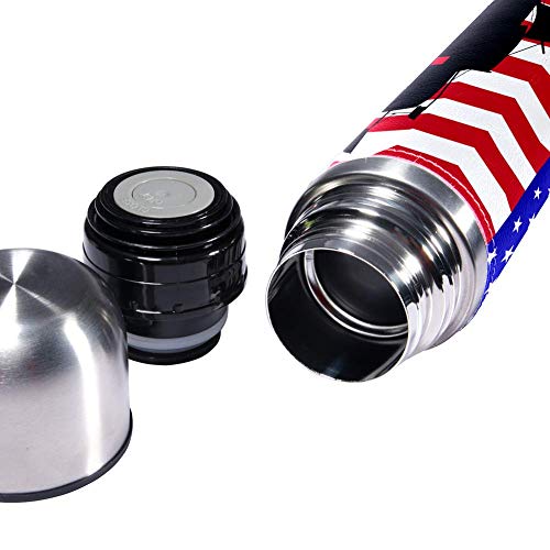 Columbus Ships cubierta de cuero térmica taza aislante taza de acero inoxidable té café taza de viaje botella de agua… - Imagen 7