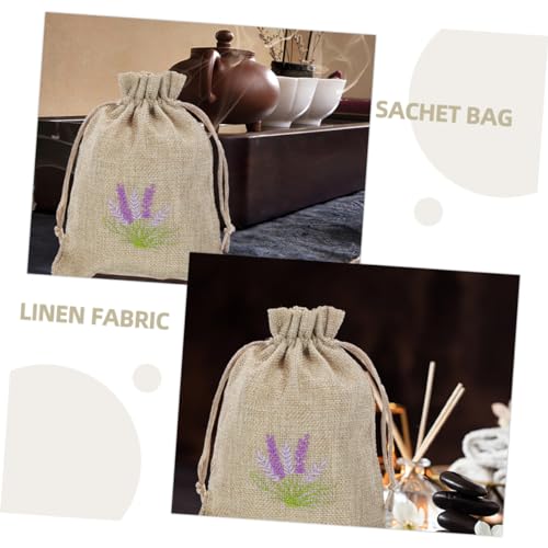 Bolsitas rellenable de lavanda 5pcs para aroma de hogar miniatura 5