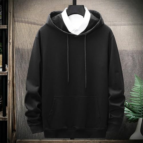 Men Basic Hoodies Pullover Unisex Women Hooded Sweatshirts Long Sleeve Fall Fleece Lined Tracksuit Athletic Outfits2