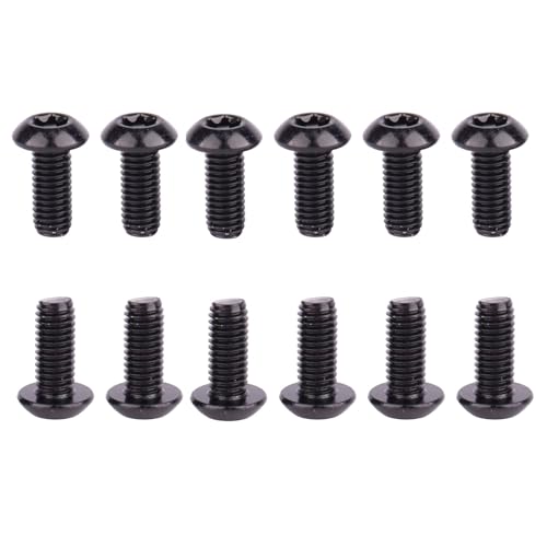 Image of 12PCS Stainless Steel M5 x 12mm Holder Torx Head Bolt Screw for Bicycle Water Bottle Cage (M5x12mm)