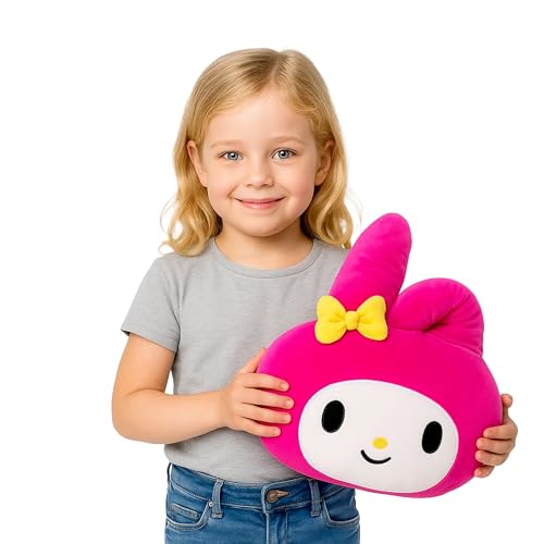 Image of Northwest My Melody Cloud Pillow 12 inch - Plush Kids Stuffed Toy, Cartoon Character, Bedroom Decor, Gift for Girls & Boys