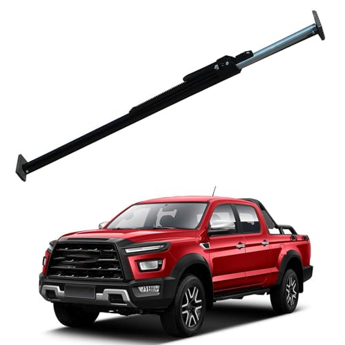 Adjustable No-Drill Pickup Truck Cargo Bar for JAC T9 Hunter MK1 2021 2022 2023 2024 2025 - Heavy Duty Universal Load Bar, Anti-Slip Securement & Quick Release Organizer,130CM-168CM