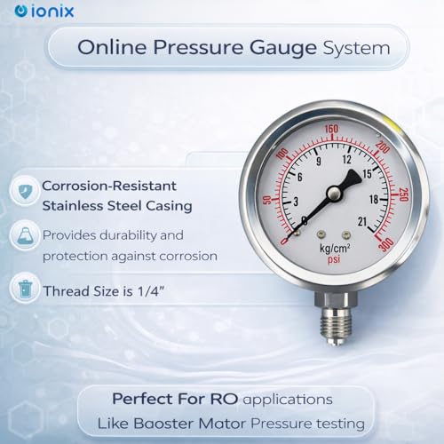 IONIX 2.5 inch Water Pressure Gauge - Image 3