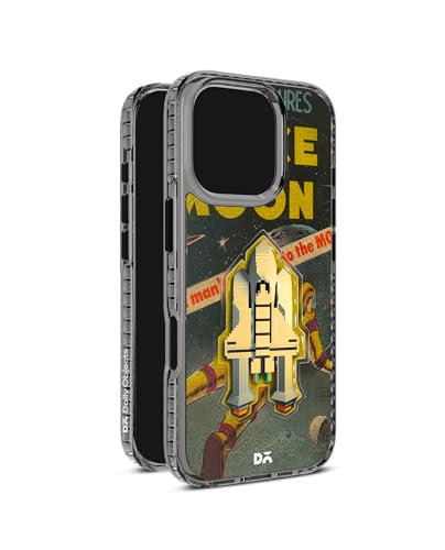 Image of DailyObjects Space Rider Stride 2.0 Magnetic Case Cover Compatible with iPhone 16 Pro Max | Wireless Charging Slim Back Cover | 2 Layer Edge Protection & Shockproof