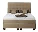 Produktbild Aukona International Martha Boxspringbett 180x200 7-Zonen Taschenfederkern Lieferbar in Härtegrad H2 H3 H4 Mit Komfort Topper Aufbau Boxspringbetten Hotelbett Doppelbett Polsterbett