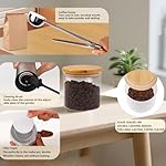 Vaolvpant 7-in-1 Aluminum Moka Pot Set with Electric Stove Hand Grinder Moka Dispenser Classic Stovetop Espresso Coffee Maker 150ml 5oz Mocha Express Portable Camping Travel Cafe Makers 3 Cup - Image 6