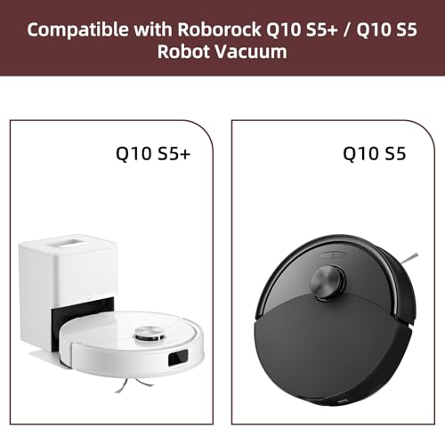 Image of VIEWALL Q10S5 Accessories Replacement Kit for Roborock Q10 S5 / Q10 S5+ Plus Robot Vacuum, 1 Main Brushes, 4 Mop Pads, 4 Side Brushes, 4 HEPA Filters, 4 Dust Bags, 1 Cleaning Tool, 1 Screwdriver