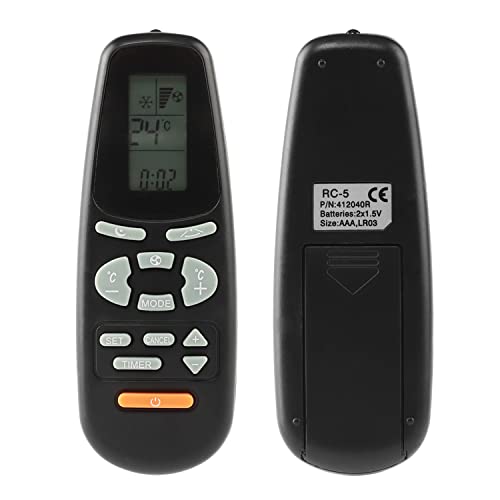 RC-5 de Control Remoto A/C for York/Airwell/Emailair/Electra/Elco/AUX, reemplazo del Controlador de Aire Acondicionado