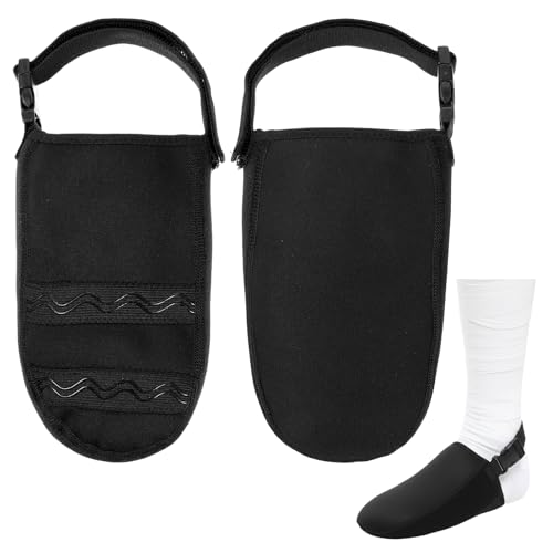 Classicseali Cast Toe Cover,Non-Slip Adjustable Foot Cast Cover, Soft Warm Foots Casts Sock for Women Men, for Leg Casts Covers Foots and Ankle, Black