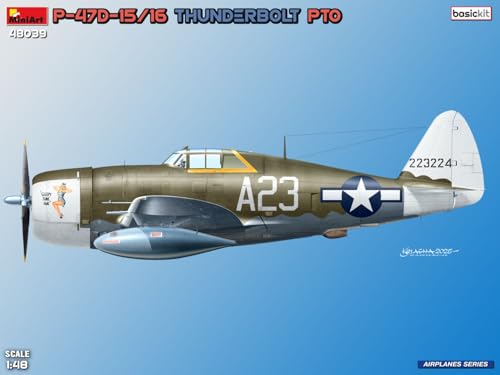P-47D-15 RA Thunderbolt maquette avion de chasse Miniart 1/48 kit à assembler