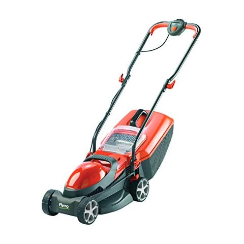 Flymo Chevron 32VC Electric Wheeled Lawnmower - 1200 W, 32 cm, with Rear Roller Cover