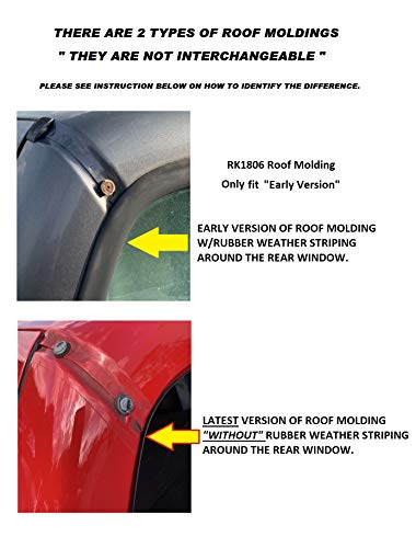 Advance Ignition Upgraded Roof Molding Compatible With Ford 99-07 F-250 F-350 F-450 F-550 Super Duty Left Driver Side Lh And Right Passenge Side Rh Set Of 2Pcs #TOP2