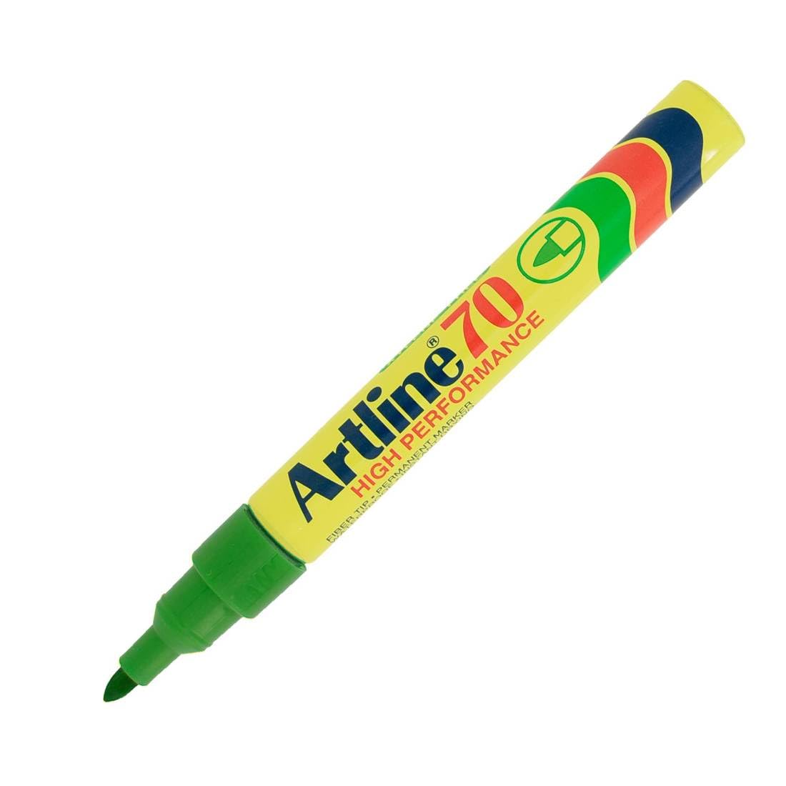 Marqueur Artline 70 Vert indélébile à pointe ogive moyenne