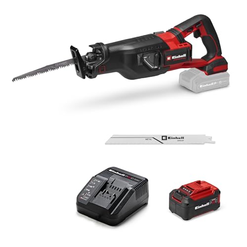 Einhell Professional Akku-Universalsäge TP-AP 18/32 Li BL PXC (18 V, Brushless, 32 mm Hubhöhe, 300 mm Schnitttiefe in Holz, inkl. 2x Sägeblatt, 5,2 Ah Akku)