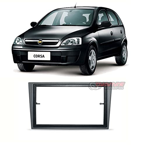Moldura 2 Din multimidia MP5 para Vectra Corsa Meriva Montana padrão japonês e chinês cinza