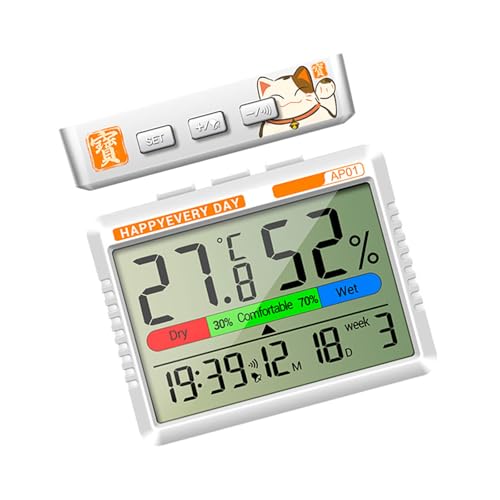 Fashionable High Precise Digital Temperature Sensors And Intelligent Clock For Bedrooms Offices Home Bedrooms Workspaces