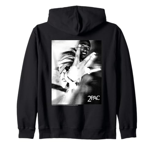 Tupac Fingers Cultura Hip Hop Rap de los 90 Sudadera con Capucha