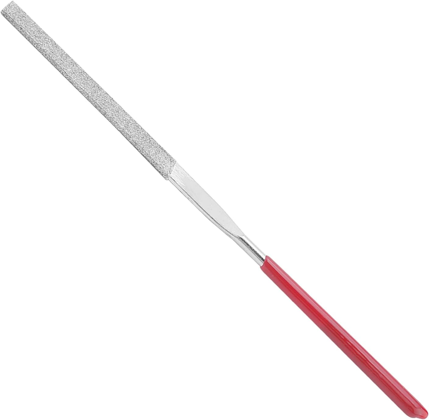 Bettomshin 3mm x 140mm Flat Diamond Needle File 150 Grit Pack of 1